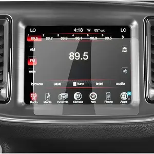 for Dodge Challenger 2015-2023, 8.4 Inch Car GPS Navigation Tempered Glass Screen Protective Film