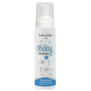 Baby Jolie Cradle Cap Foam Shampoo for Newborn - Baby Shampoo - Tear-Free & Fragrance-Free