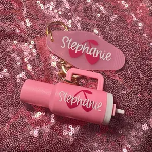 Personalized Mini Tumbler Keychain Set