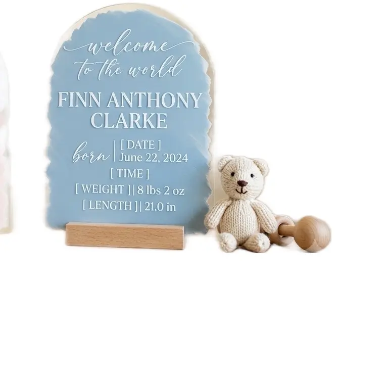 Personalized Welcome Baby Signs