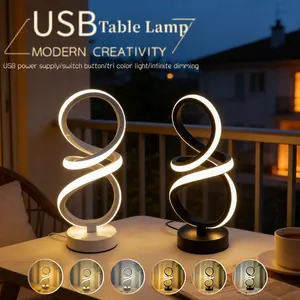 Modern Adjustable Desk Lamp, Memory Function, Metal Table Lamp for Bedroom Living Room Study, Home Office Lighting, Dlt6001 Model
