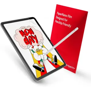 2-Pack Paperfeel Screen Protector For iPad A16 11th/10th Generation (11/10.9 Inch, 2025/2022),iPad Air 11 Inch M3 2025/M2 2024, Matte PET Film, Anti-Glare, Case Friendly, EZ Kit