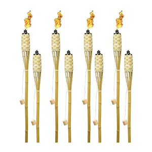 Extra Long Bamboo Torches - 8 Pack