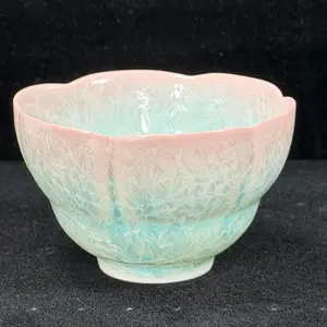 Crystalline pollen color blue gourd shaped single cup