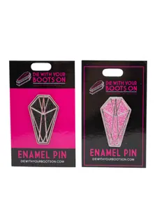 Glitter DWYBO Coffin Pin