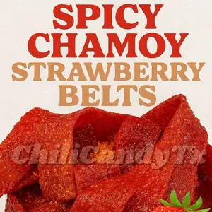 Spicy Chamoy Strawberry Belts Snack