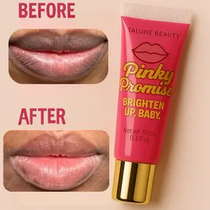 Talune New Dark Lip Balm - Fade Pigmentation, Exfoliate & Repair | Glossy Lip Mask for Shine, Treatment for Dark Lips 10ml Brightening Balm elf pink Moisturizing Hydrating Rose. Remove Dark smoke lips &  lip hyperpigmentation Moisture Hydrate Moisturizer.