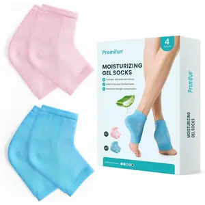 Moisturizing Heel Socks for Cracked Heel Treatment 2 Pairs Moisturizer Socks - Heel Socks for Dry Cracked Feet - Cracked Heel Repair - Heel Socks for Women & Men (Pink) Womenswear Comfort Bridal Basic Minimalist