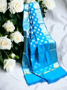 Beautiful Banarasi Silk Indian Partywear Dupatta For Women Indian Traditional Wear
