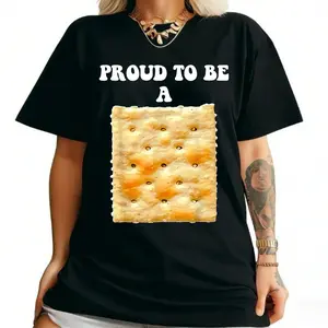 Proud to Be a Cracker Fun Holiday Costume Unisex TShirt Perfect for Halloween Thanksgiving and Christmas Gift for Boys Girls Family Made in USA Cotton