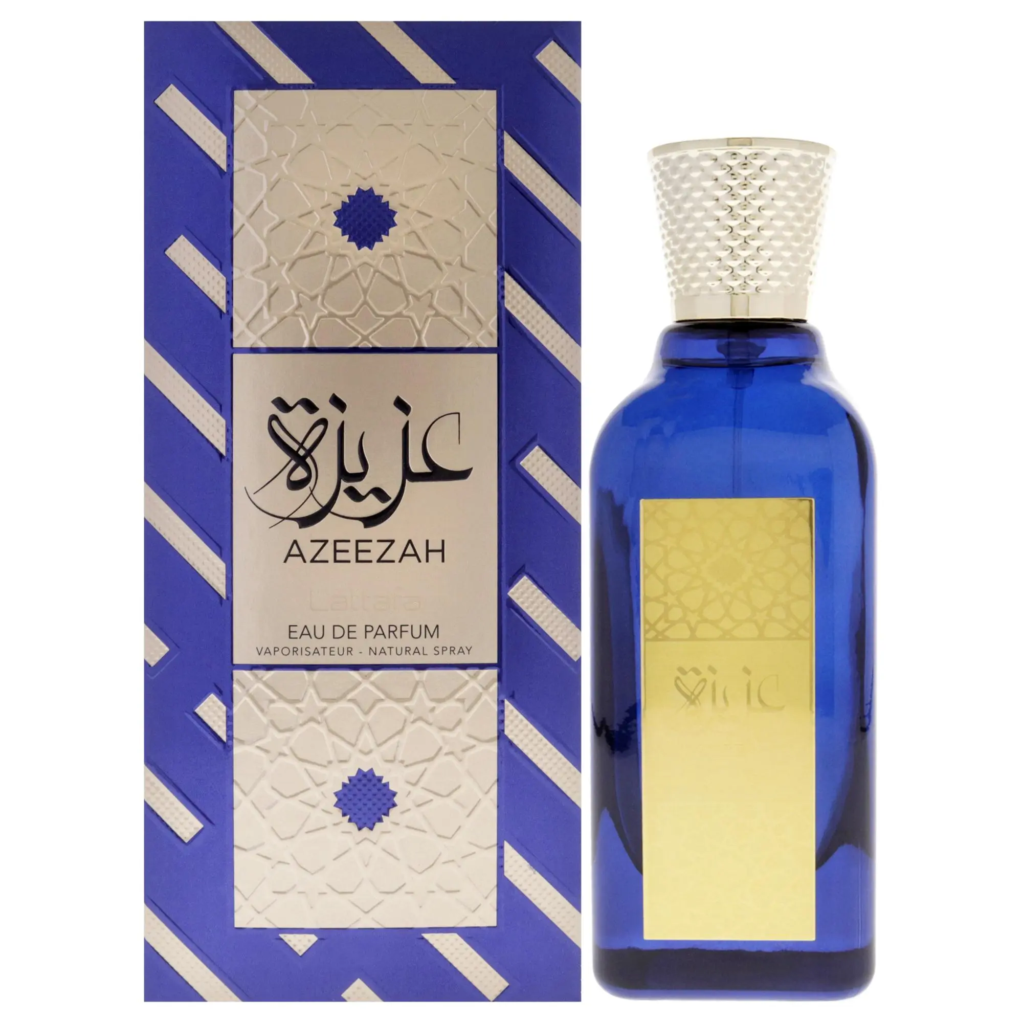 Lattafa Azeezah Eau De Parfum for Women — Citruses, Orange, Jasmine, 3.4 oz (100 ml) | rose, citruses perfume, lily of the valley, orange perfume, white musk, citruses orange, orange jasmine, jasmine rose, jasmine perfume, citruses fragrance, rose perfume