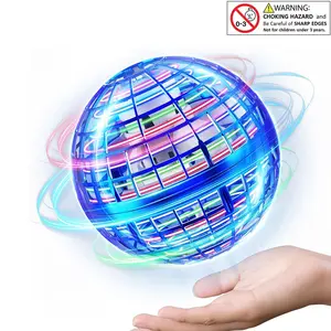 Smart Inductive Floating Ball Toy with LED Light Remote Control Flying Ball, Flying Orb Ball, High-Tech Ufo Spinning Gyroscope, Interactive Gift for Kids & Adults