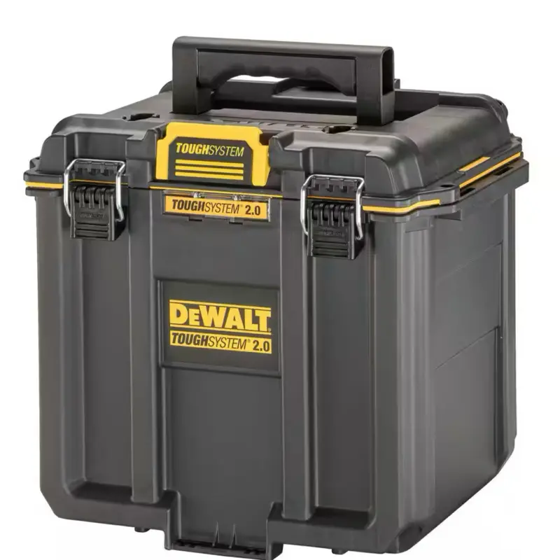 DEWALT 15.25 in. ToughSystem 2.0 Compact Deep Tool Box, Tool Organization Solution, Universal Fit, Strong Magnets, Top-Grade Plastic, For Ferrous Surfaces