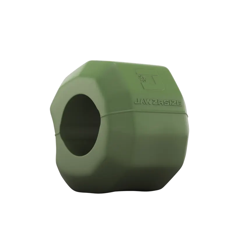 Jawzrsize Pop 'N Go Jaw, Face, and Neck Exerciser - Define Your Jawline Facial Exerciser (Advanced Green)