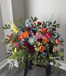 Wild Flowers Floor Arrangement Wedding Arch Artificial Flowers