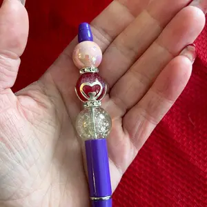 metal heart or star shape bead caps