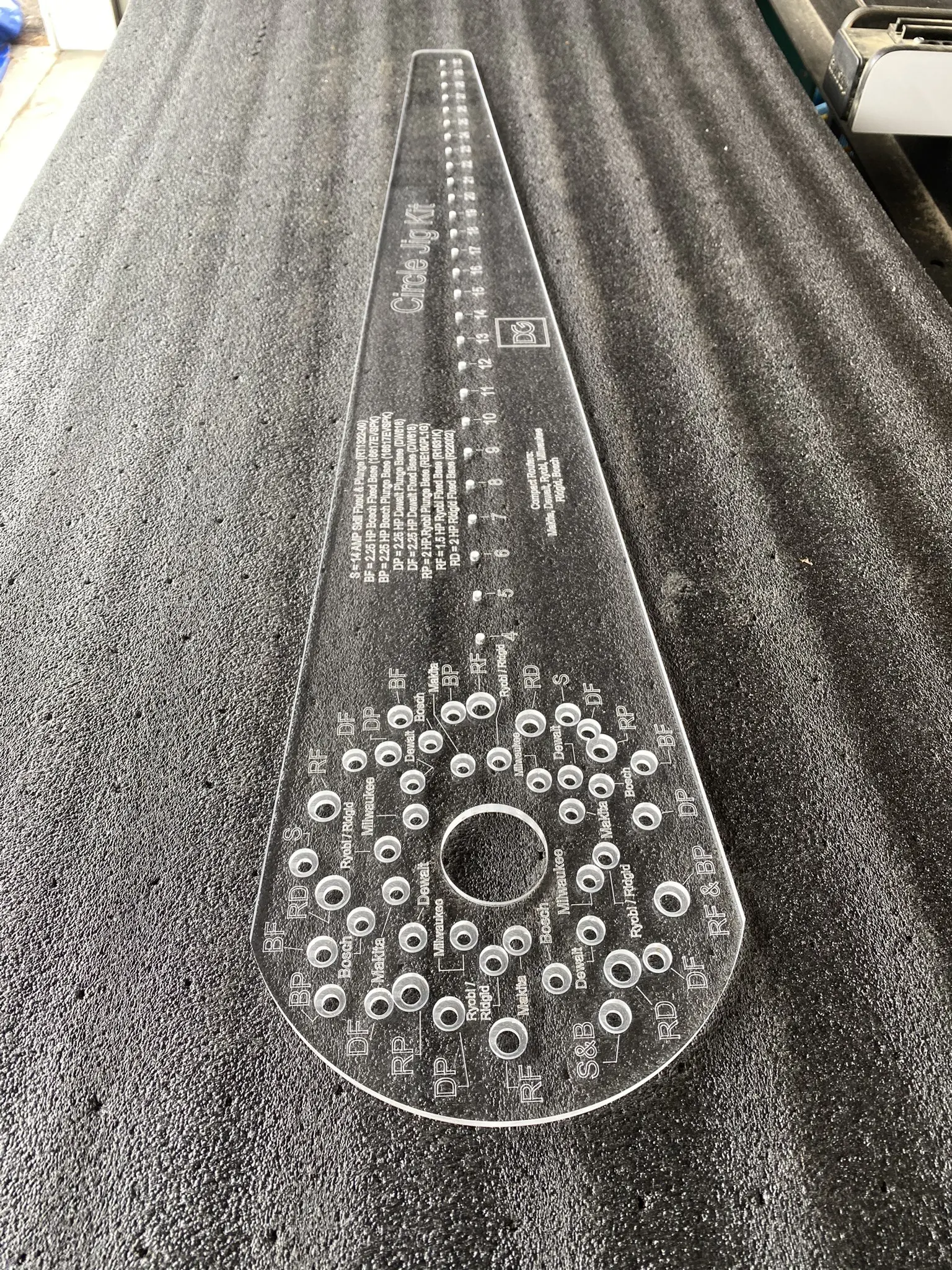Circle Jig Faceplate (LARGE) - Template