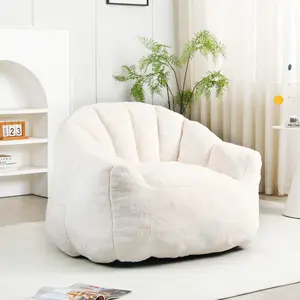 ARCH Bean Bag Chair, Bean Bag Sofa Chair with Armrests Stuffed High-Density Foam, Lazy Sofa Comfy Chairs BeanBag Chair for Adults in Living Room,Bedroom Reading    RR
