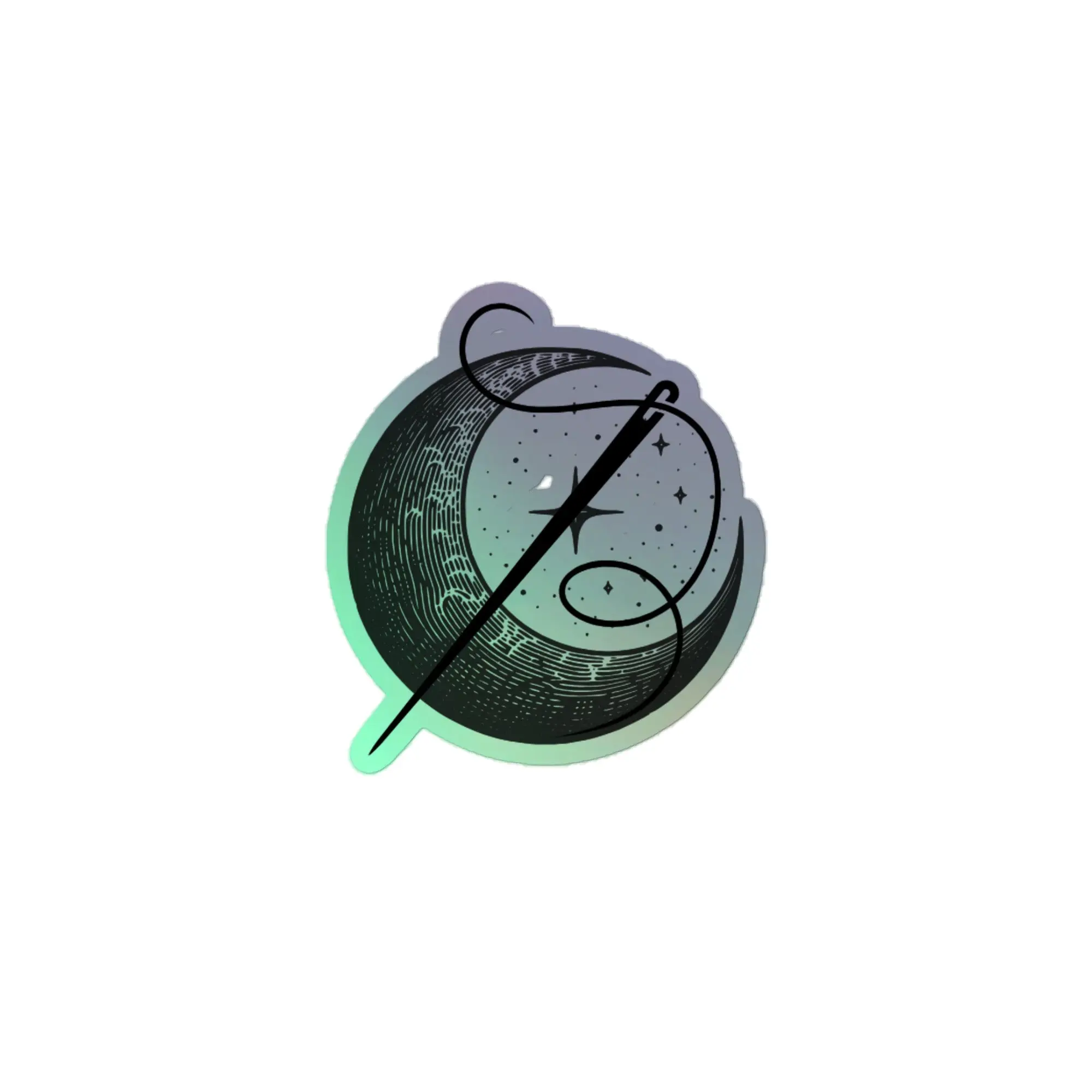 Hex Logo Holographic Stickers