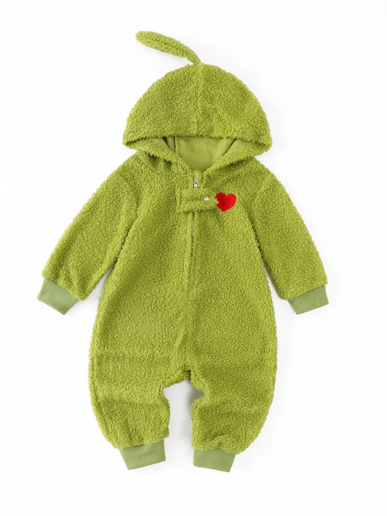 Baby Clothes Girls and Boys Hooded Long Sleeve Green Romper Clothing Babygirl Clothes Products