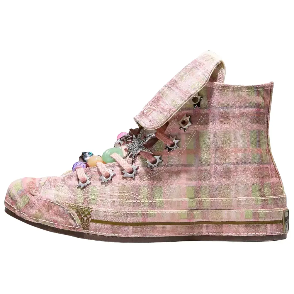 Converse Chuck 70 High 'Mellow Rose' x Collina Strada Men's, Rubber, High Top, Street Wear, Lace Up, Ortholite Cushion
