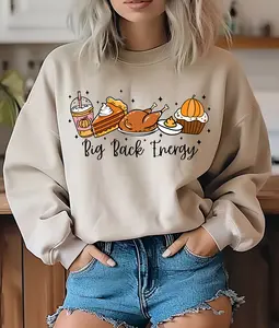 Thanksgiving Big Back Energy DTF Transfer