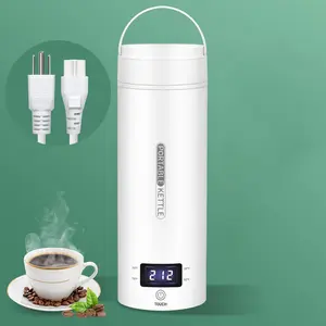 Portable Electric Kettle, Travel Electric Kettle, Water Heater with 4 Temperature Controls, Mini Tea Coffee Kettle, Thermostatic Kettle, Household Appliances for Home Kitchen