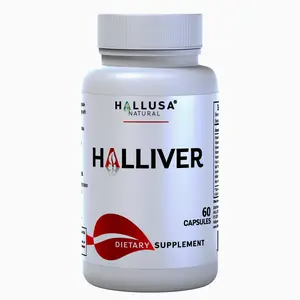 Halliver Vitamin Complex - Dietary Supplement for 60 Capsules - HALLUSA NATURAL