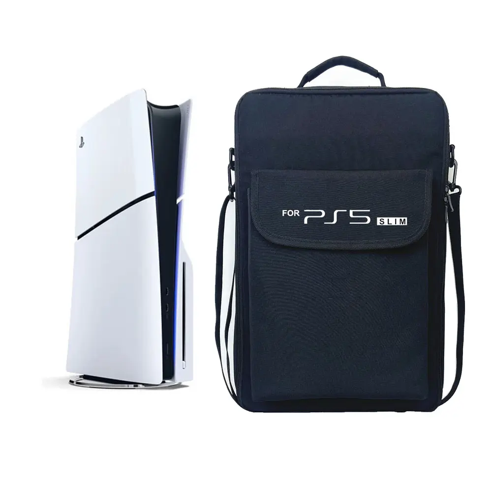 regalo para parejaNew PS5 Bag Protective PS5 Slim Carrying Case, Portable Protective Shoulder Backpack for Playstation 5 Game Accessories gaming  Console Cases & Storage