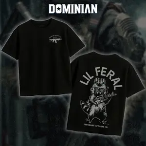 DOMINIAN Lil Rebel Graphic T-Shirt / Hoodie, Military Style Streetwear, Tactical Inspired Menswear, Made in USA