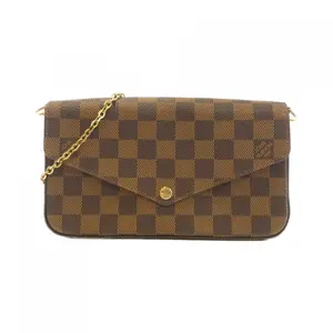 Pre-owned Louis Vuitton Canvas Shoulder Bags Pochette Felicie Damier Shoulder Bag