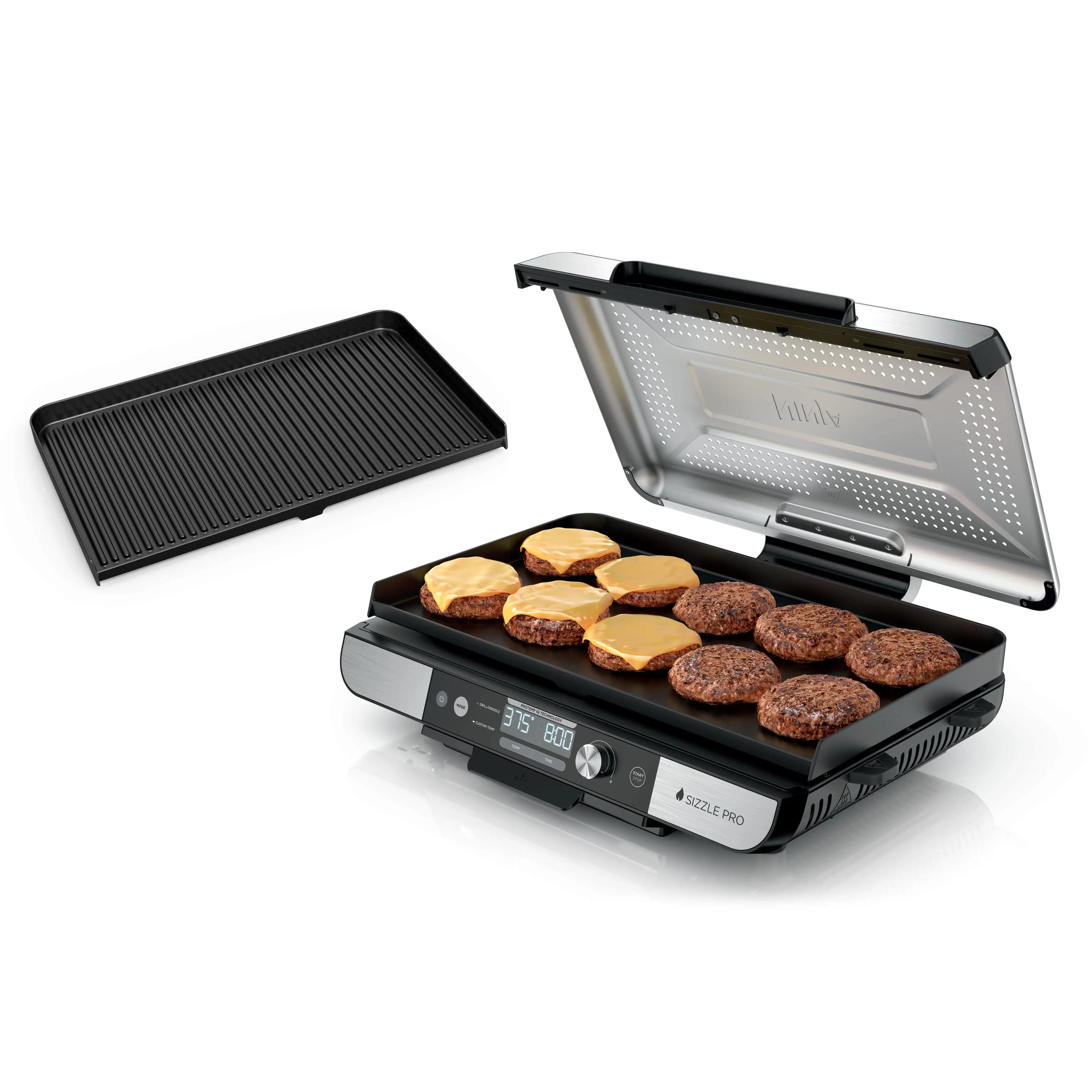 Ninja Sizzle Pro XL Indoor Griddle and Grill - GX101 Ninja Sizzle Pro XL Indoor Griddle and Grill - GX101
