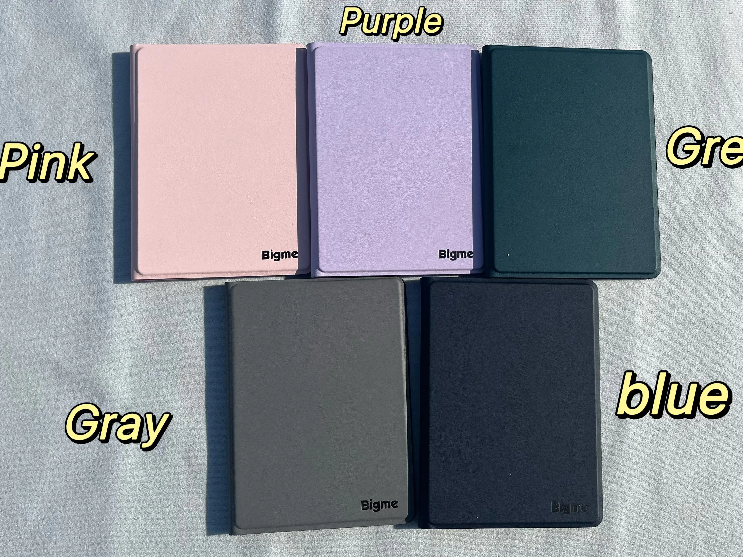 Bigme B6 Magnetic Leather Case. Secure attachment, foldable,  chic pink/purple/grey/green/blue colors, total protection. Elevate your reading device! Bigme B6 6-inch e-book reader Protective Case, Original Protective Cover for B6