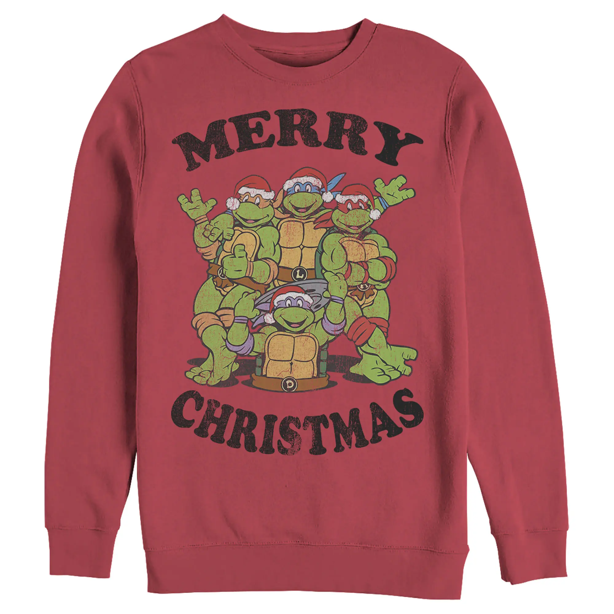 Men's Teenage Mutant Ninja Turtles Merry Christmas Sweatshirt
