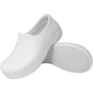 Genuine Grip Slip Resistant Footwear Clog White Ideal for All Occasions Secure Step & Durability Essential for Daily Wear Walking Shoes Women Girl Tactical