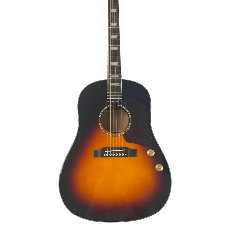 Fast Delivery J160 Acoustic Guitar Solid Wood Bone Nut/Saddle In Sunburst J160E