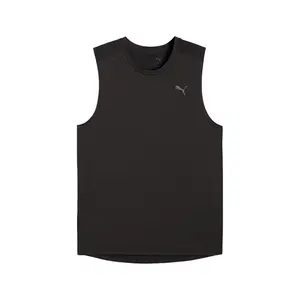 PUMA Mens Pwrtrain Crew Neck Athletic Tank  Casual - Black