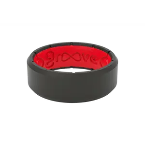 Edge Black & Red Ring