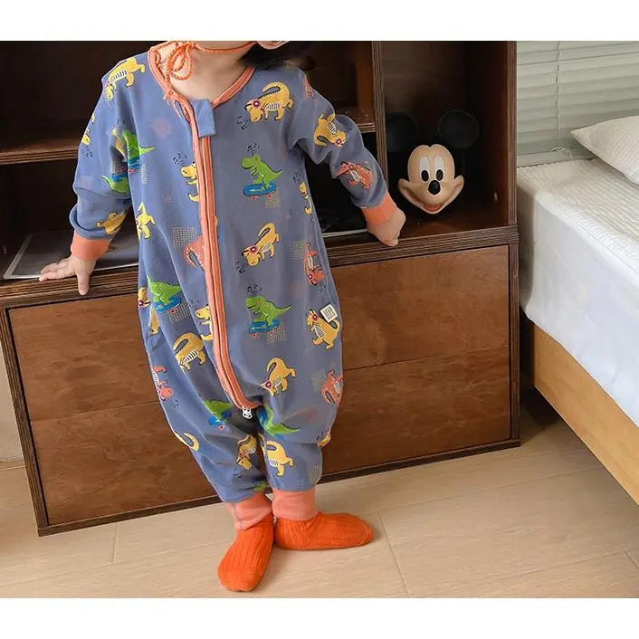 Skateboard Crocodile--Brushed Sleeping Bag