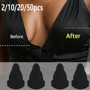 Invisible Breast Pads, Skin-Friendly Breathable Lifters, Super Adhesive Support for Strapless Deep V Dresses, 2/10/20/50pcs