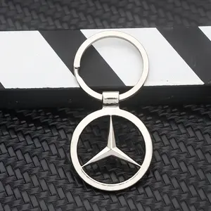 Mercedes-Benz Car Logo Keychain, Creative Decorative Accessories, Car Key Holder Ornament, Personalized Car Key Pendant