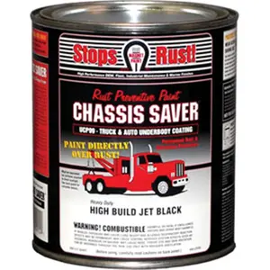 212 MAIN Gloss Black Single Component Chassis Paint - 1 qt Rust Stopping Flexible Glaze, Direct Apply, High Solids, VOC-Compliant, Rock Hard Finish, Underbody Corrosion Prevention Coating