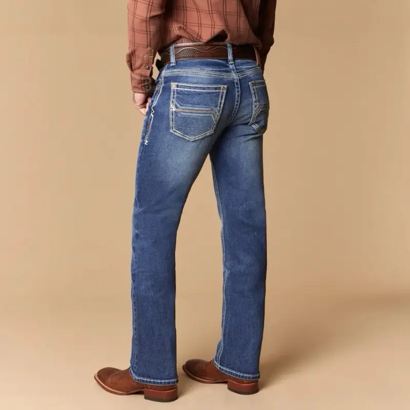 Men’s Western Blue Modern Boot Cut