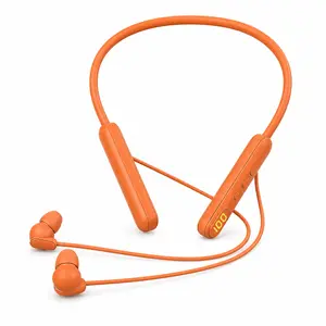Wireless Neckband Earbuds with Tactile Controls, Type-C Fast Charge, Bluetooth 5.3, Lightweight Comfortable Fit, for Running, Gym, and Hands-Free Calls