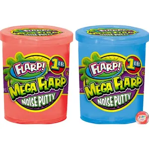JA-RU 1Lb Mega Flarp Noise Putty Fidget Toy (2 Pack) – Scented Sensory Putty for Kids, Stress Relief Toy, Slime Party Favors, Classroom Prizes, & Goodie Bag Fillers. 335-2p