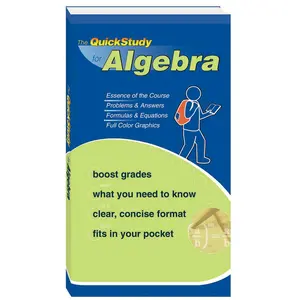 USED-Algebra: Quickstudy Reference Guide by Kizlik, S. B. (Paperback)
