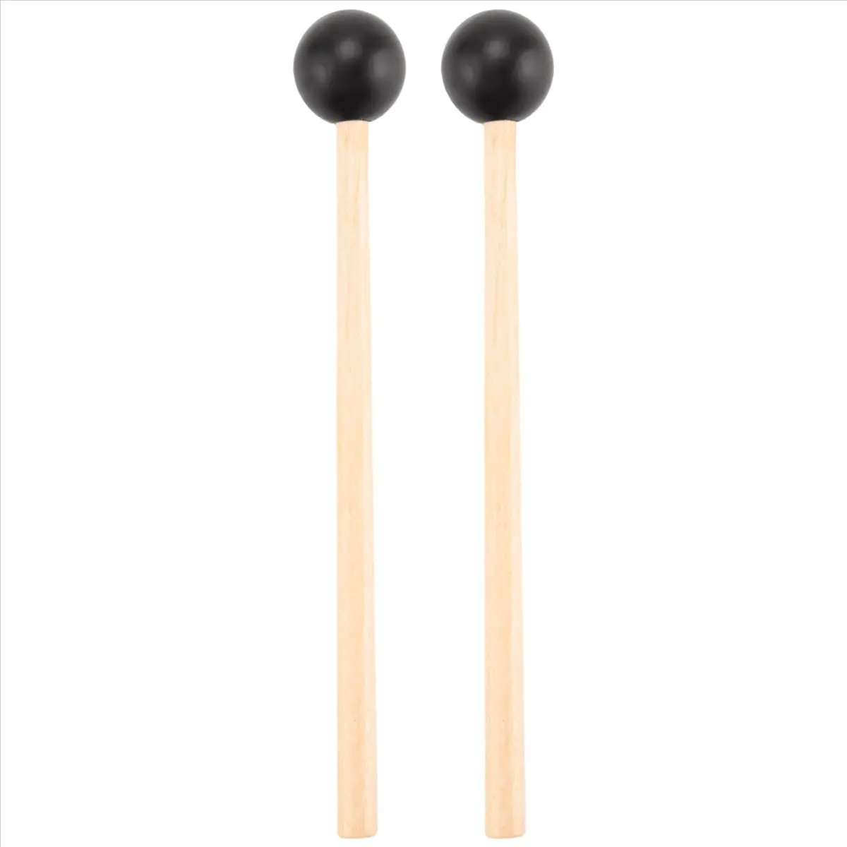 Percussion Mallets 2-Pack, Soft Rubber Ball Mallets with Heavy Heads for a Warm, Beautiful Sound, for Kids & Students, Good For Articulation, Xylophone, Glockenspiel, Wood, Performance, Silicone Head, Great For Performance, Heavy Rubber Heads