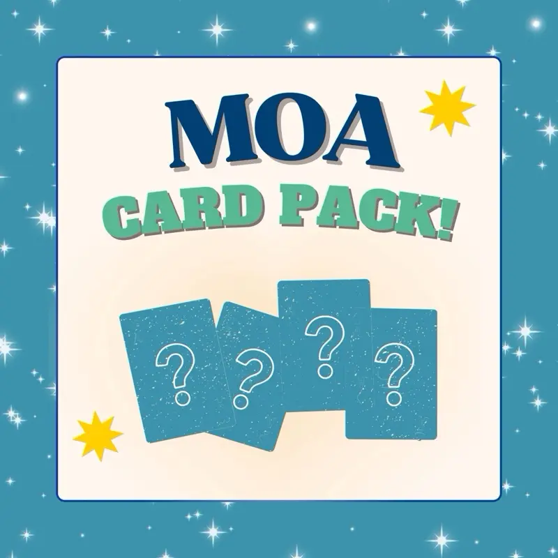 MOA K-pop card packs, ideal for freebies