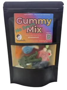 No Sours Sweet Gummy Candies Mix Bag - 0.5 LB or 1 LB Options - Includes Gummy Turtles, Frogs, Pigs, Sharks, Army Men, Alligators, Centipedes | Chewy Snack