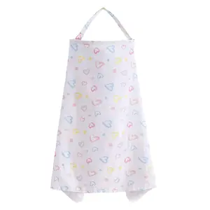 Breathable Lightweight Nursing Cover, Small Floral Print, Baby Carriage Shield, Perfect Gift for Mothers, Maternity, Unisex, Public Use